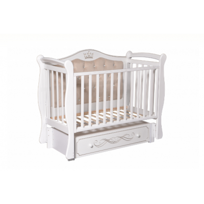 Детская кроватка ''Джулия'' 111 с мягкой спинкой